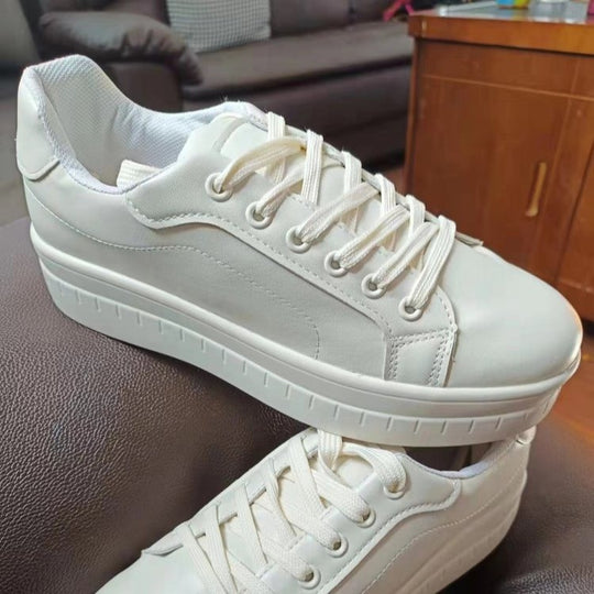 Damen Komfortable High-Top Sneakers mit trendiger Plateau-Sohle EB
