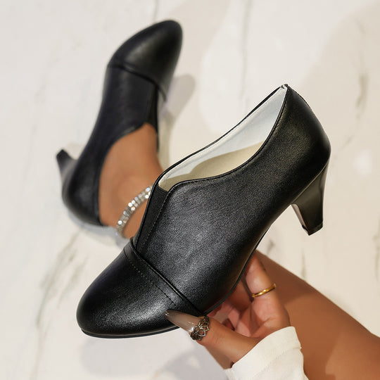 Damen elegante High-Heel Schuhe mit modischem Schnitt EB