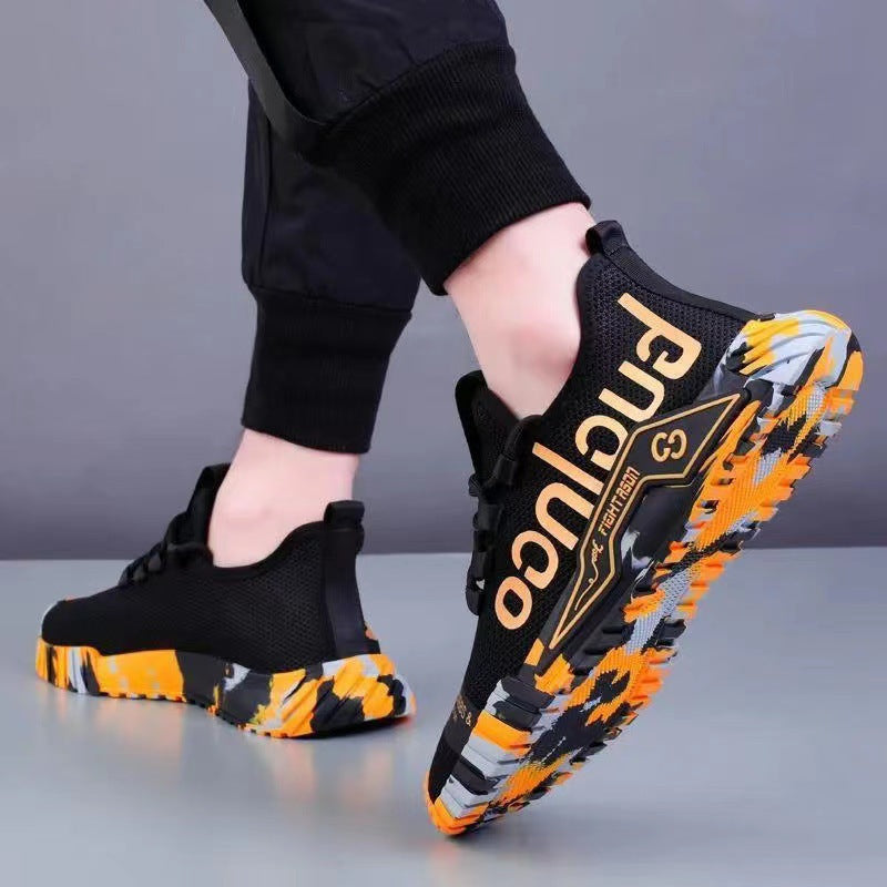 Damen Sportliche Lauf-Sneaker mit rutschfester Sohle und atmungsaktivem Obermaterial EB