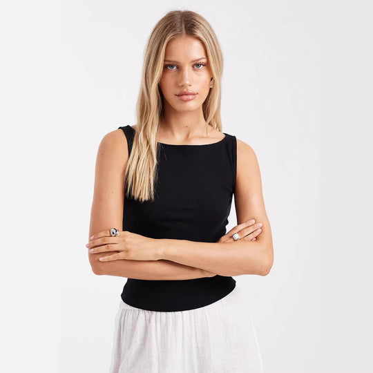 Damen Trägershirt mit verspieltem Polka-Dots-Muster EB