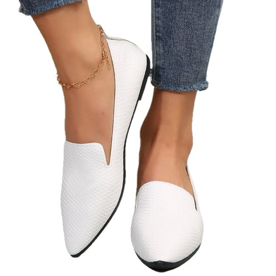 Damen Stilvolle und komfortable Ballerinas mit großem Schleifendetail EB