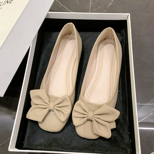 Damen Ballerinas mit eleganter Schleifenverzierung EB