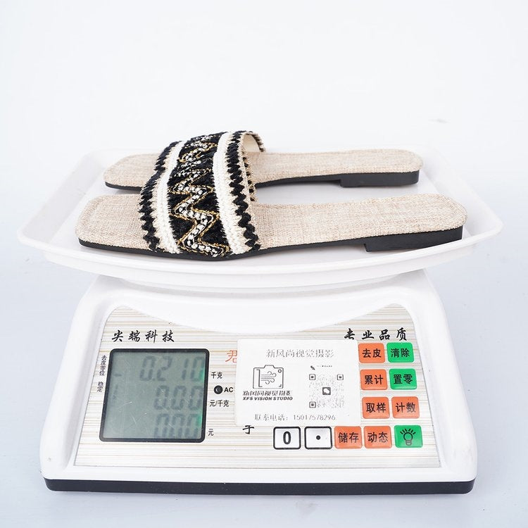 Damen Komfortable und stilvolle Sommer-Slipper EB