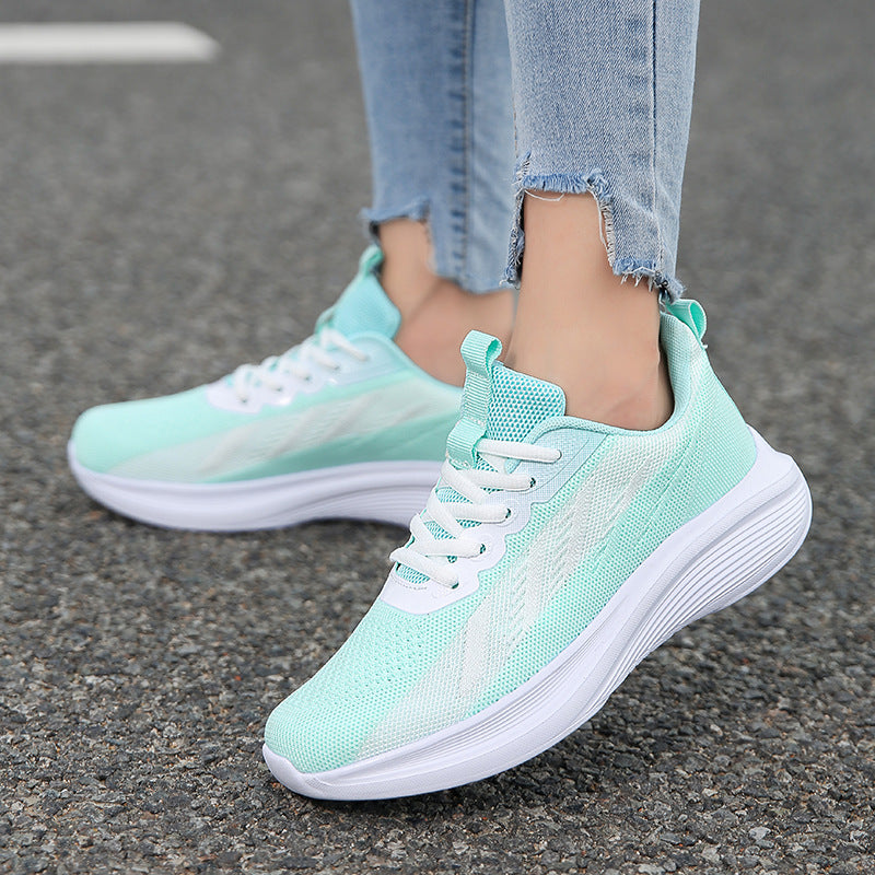 Damen Sportliche Freizeitsneaker mit atmungsaktivem Obermaterial EB