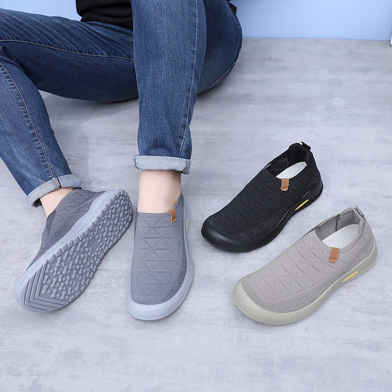 Damen Komfortable und flexible Slip-On Laufschuhe EB
