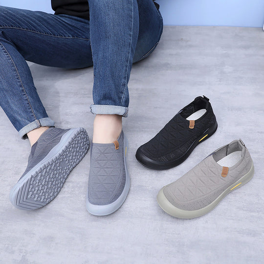 Damen Komfortable und flexible Slip-On Laufschuhe EB