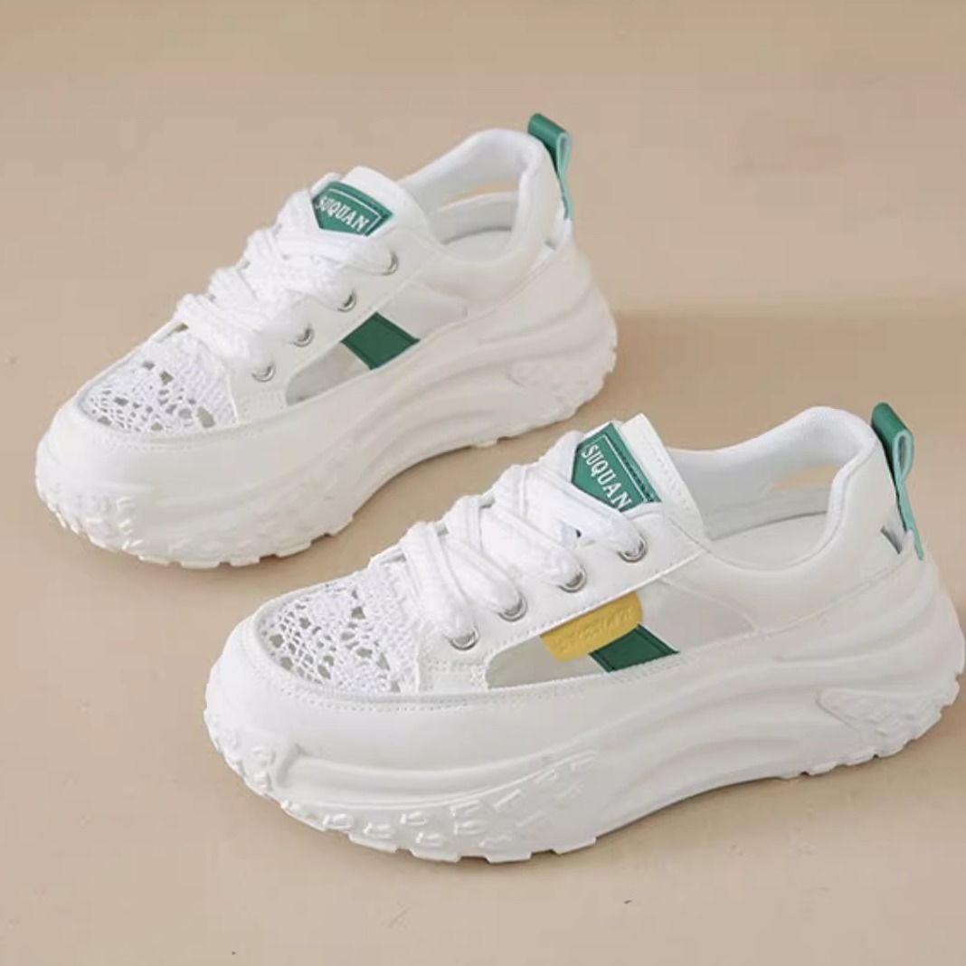Damen Sportliche Schnürschuhe mit Luftzirkulation EB