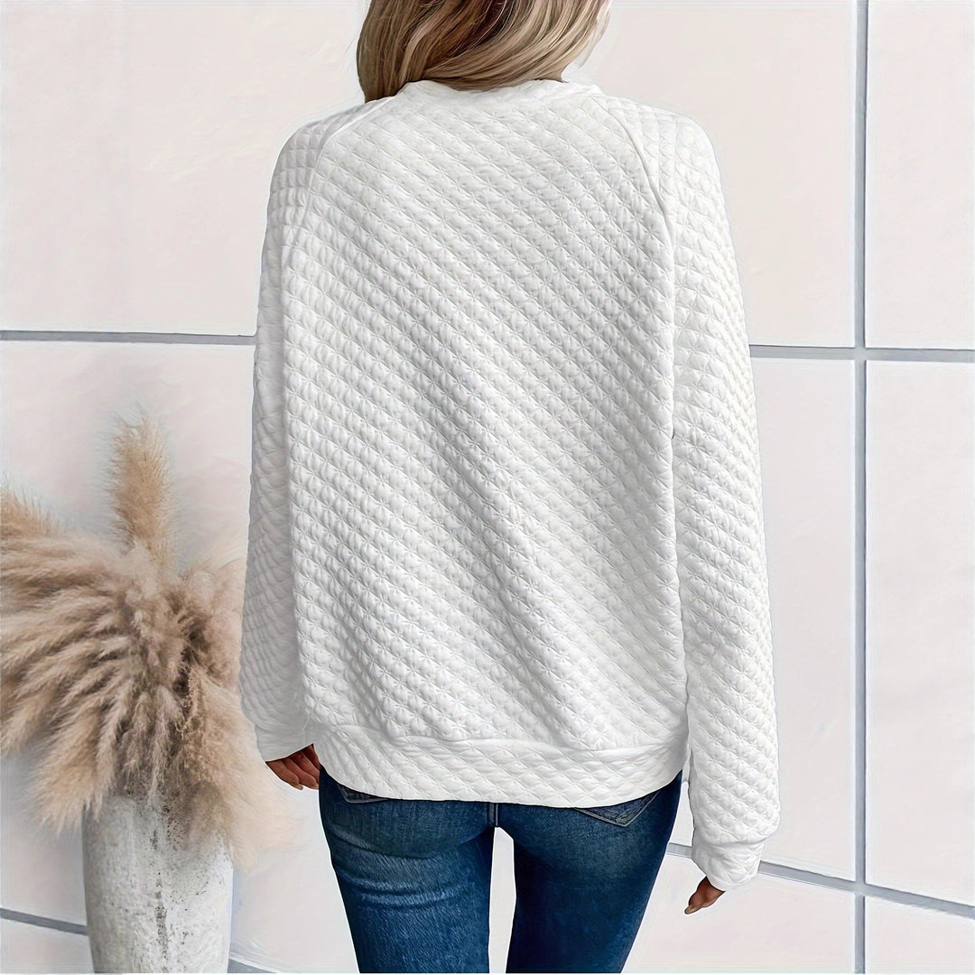 Damen Sweatshirt mit strukturiertem Design EB