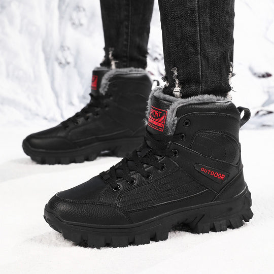 Damen Outdoor-Winterstiefel mit isolierendem Innenfutter und rutschfester Sohle EB