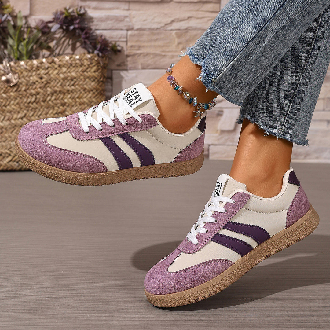 Damen Urbanes Lifestyle-Sneaker mit sportlichem Obermaterial und rutschfester Sohle EB