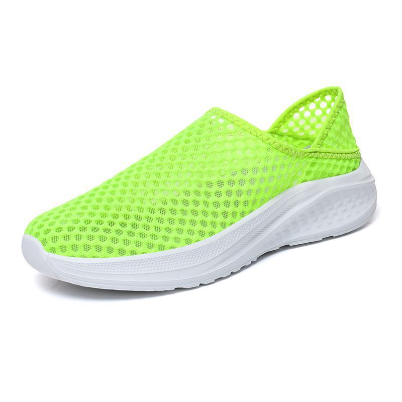 Damen Atmungsaktive Slip-On Sneakers mit flexibel anpassbarem Mesh-Obermaterial EB