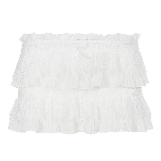 Damen Rüschenshorts aus luftiger Baumwollmischung EB