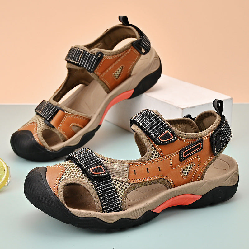 Damen Sportliche Outdoor-Sandalen mit verstellbaren Riemen und rutschfester Sohle EB