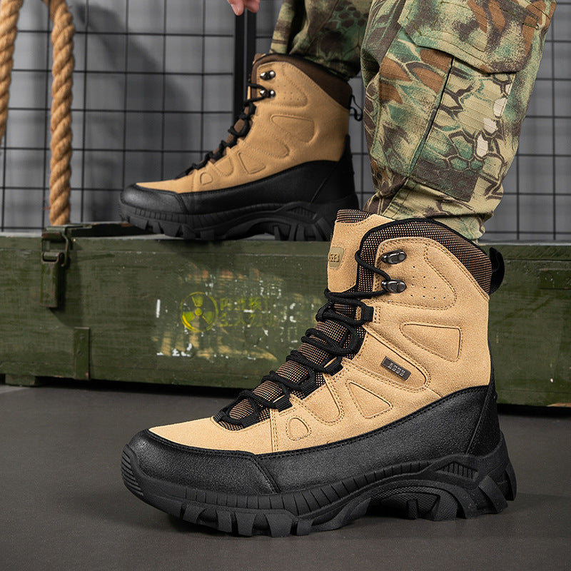Herren Multifunktionale Tactical Stiefel mit rutschfester Sohle und atmungsaktiver Konstruktion EB