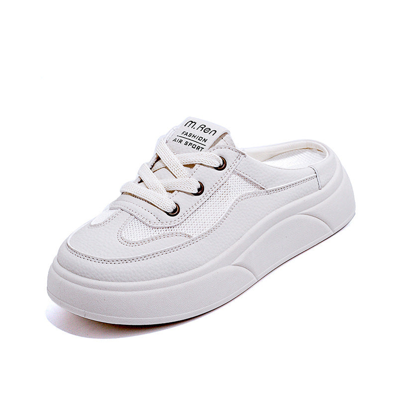 Damen Freizeitsneaker mit elastischem Design und dicker Laufsohle EB