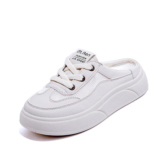 Damen Freizeitsneaker mit elastischem Design und dicker Laufsohle EB
