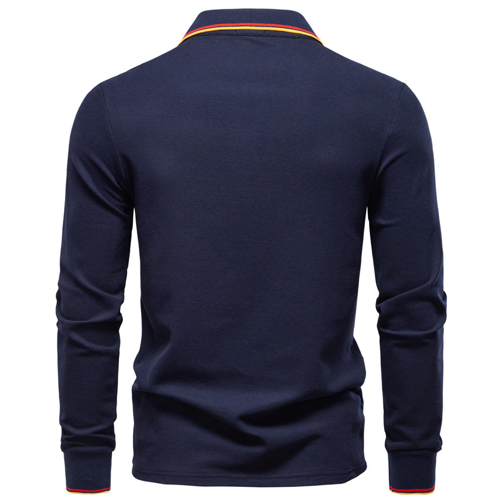 Herren Langarm Poloshirt EB