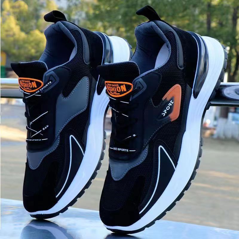 Damen moderne Sport Sneakers mit atmungsaktivem Mesh-Obermaterial und dämpfendem Fußbett EB