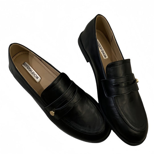 Damen Mokassins mit hochwertigem Leder und eleganten Details EB