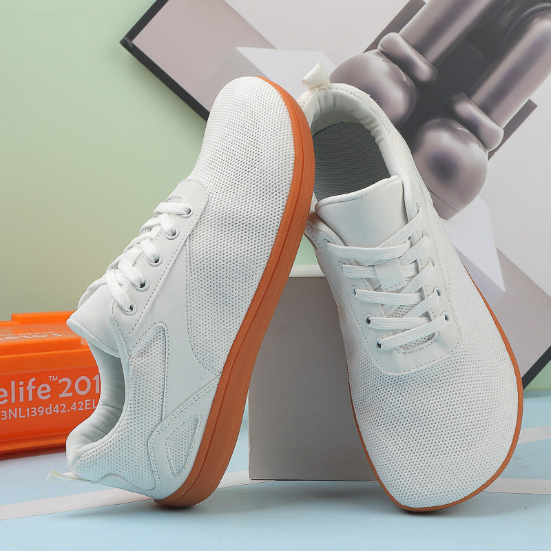 Damen Sportliche Sneaker mit atmungsaktiver Mesh-Oberfläche und rutschfester Sohle EB