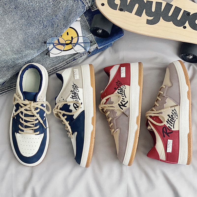 Damen Sneaker mit sportlichem Design und gepolstertem Kragen EB