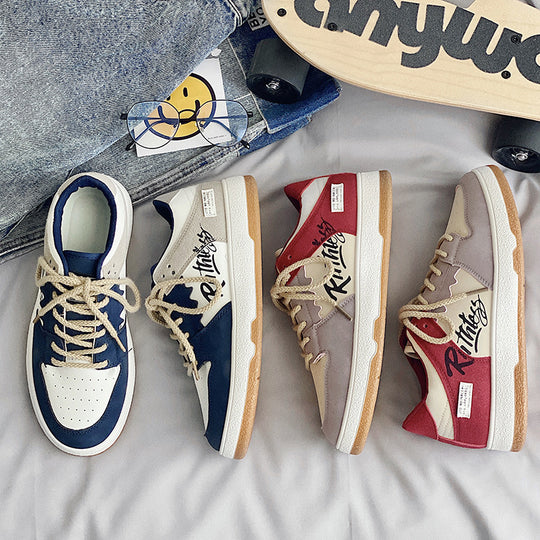 Damen Sneaker mit sportlichem Design und gepolstertem Kragen EB
