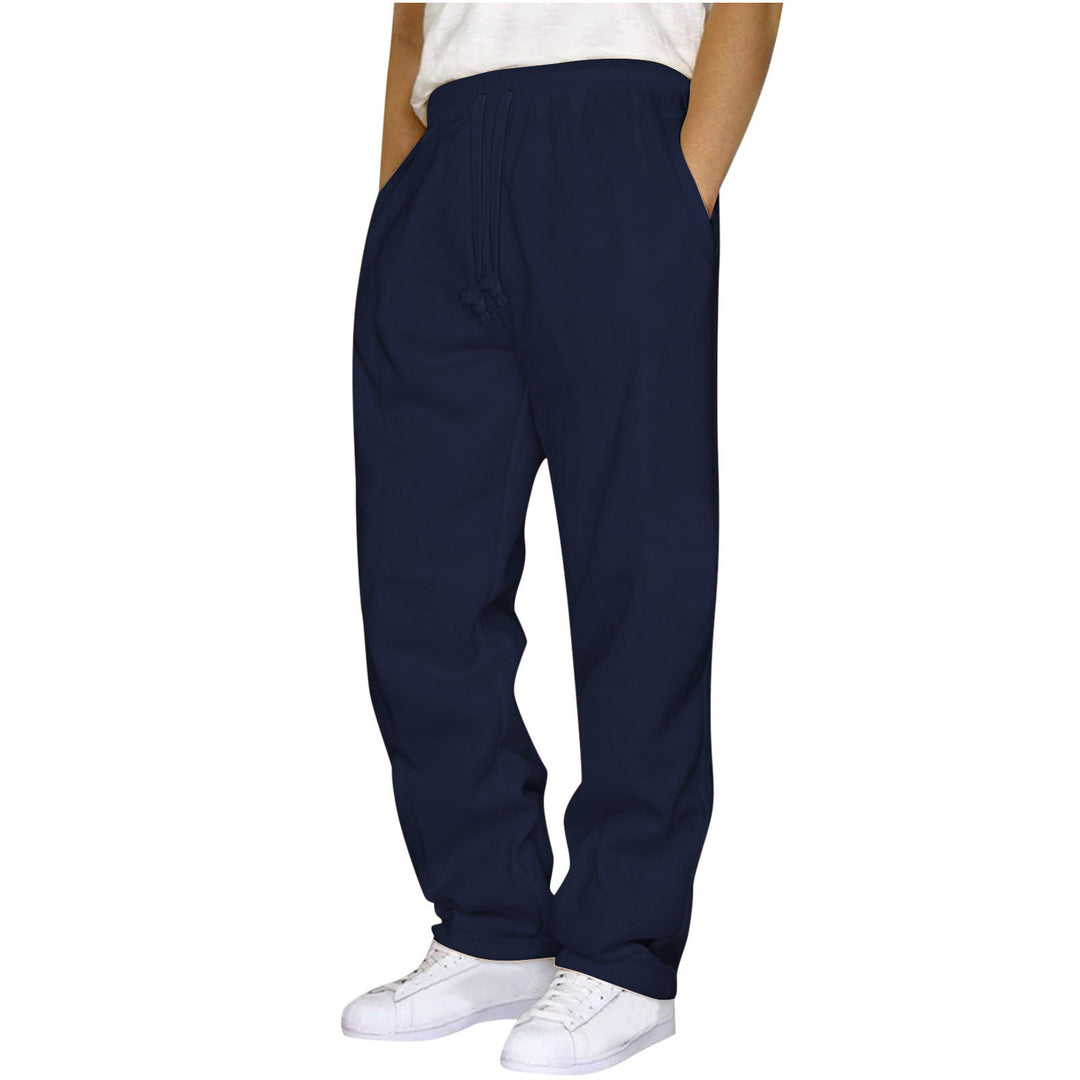 Damen nan ungekürzte Relax-Freizeithose mit hohem Komfortbund, innenliegendem Kordelzug und seitlichen Eingrifftaschen EB