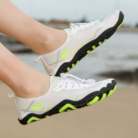Damen Wassersportschuhe mit elastischem Schnürsystem und rutschfester Sohle EB