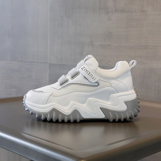 Damen Sportliche Trend-Sneaker mit gepolsterter Sohle und rutschfester Laufsohle EB