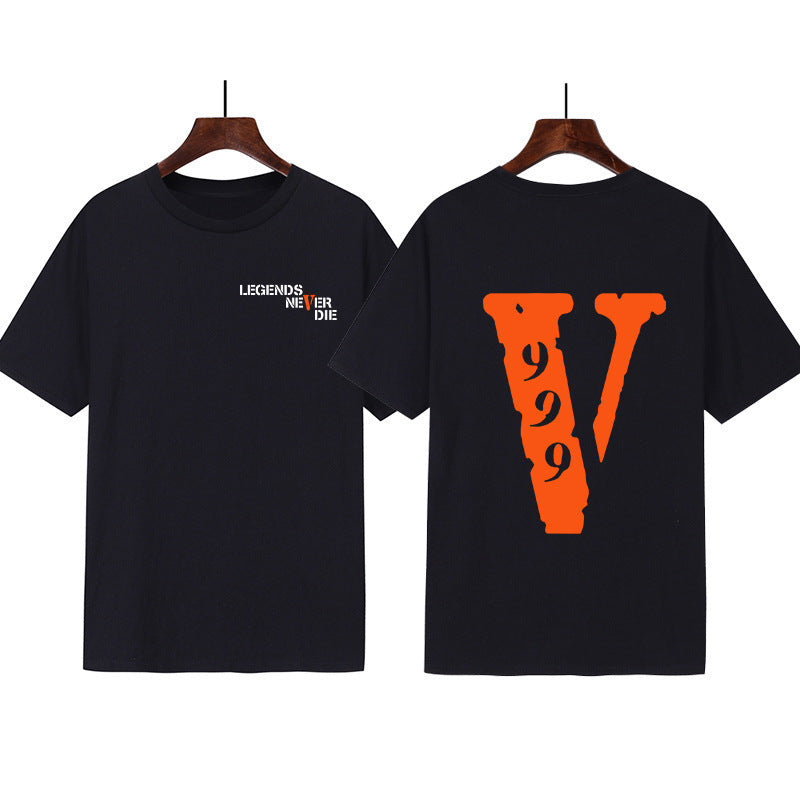 Damen Grafik T-Shirt mit originellem Schriftzug und kreativem Design EB