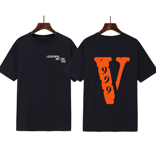 Damen Grafik T-Shirt mit originellem Schriftzug und kreativem Design EB