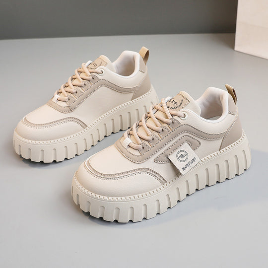 Damen modische Chunky Sneaker mit dämpfender Gummisohle und atemberaubendem Design EB