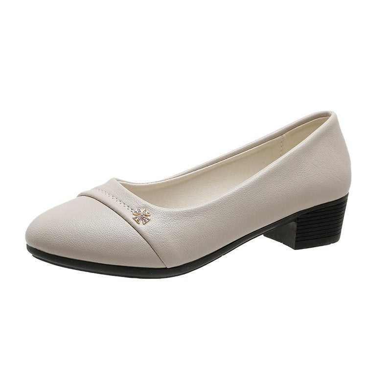 Damen elegante Ballerinas mit modischem Schmuckdetail EB