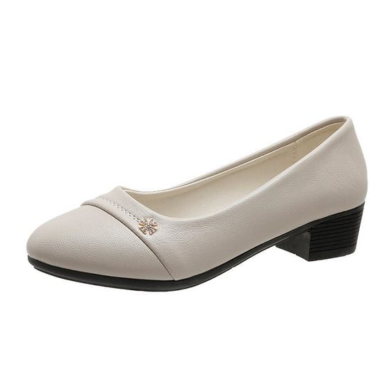 Damen elegante Ballerinas mit modischem Schmuckdetail EB