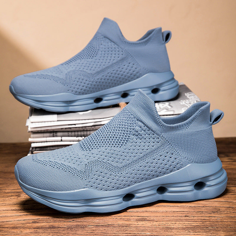 Damen Sportliche Strick-Sneaker mit atmungsaktiver Obermaterialstruktur EB