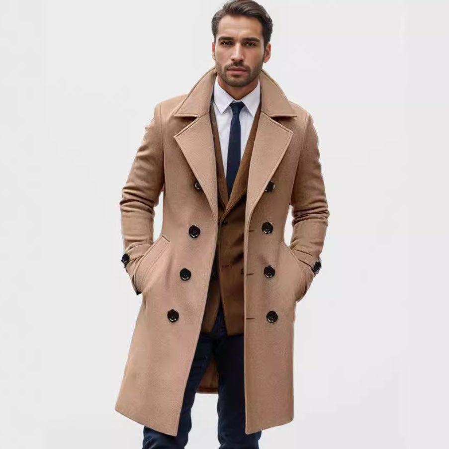 Herren eleganter Trenchcoat EB