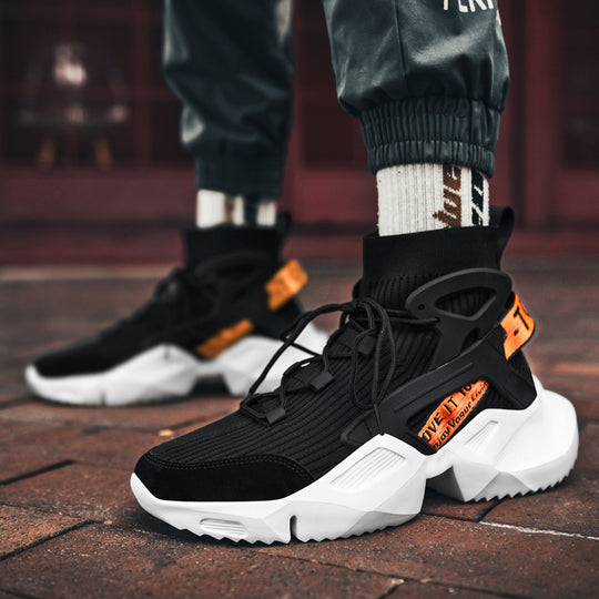Damen Hohe Strick-Sneaker mit stabilisierenden Sohlen von EB