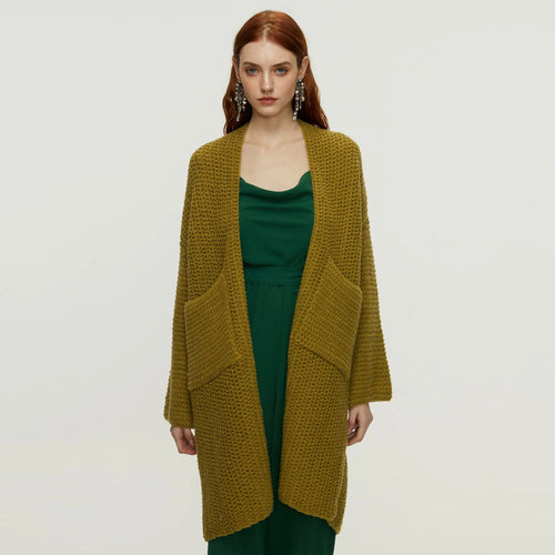 Damen Strickjacke mit Taschen EB