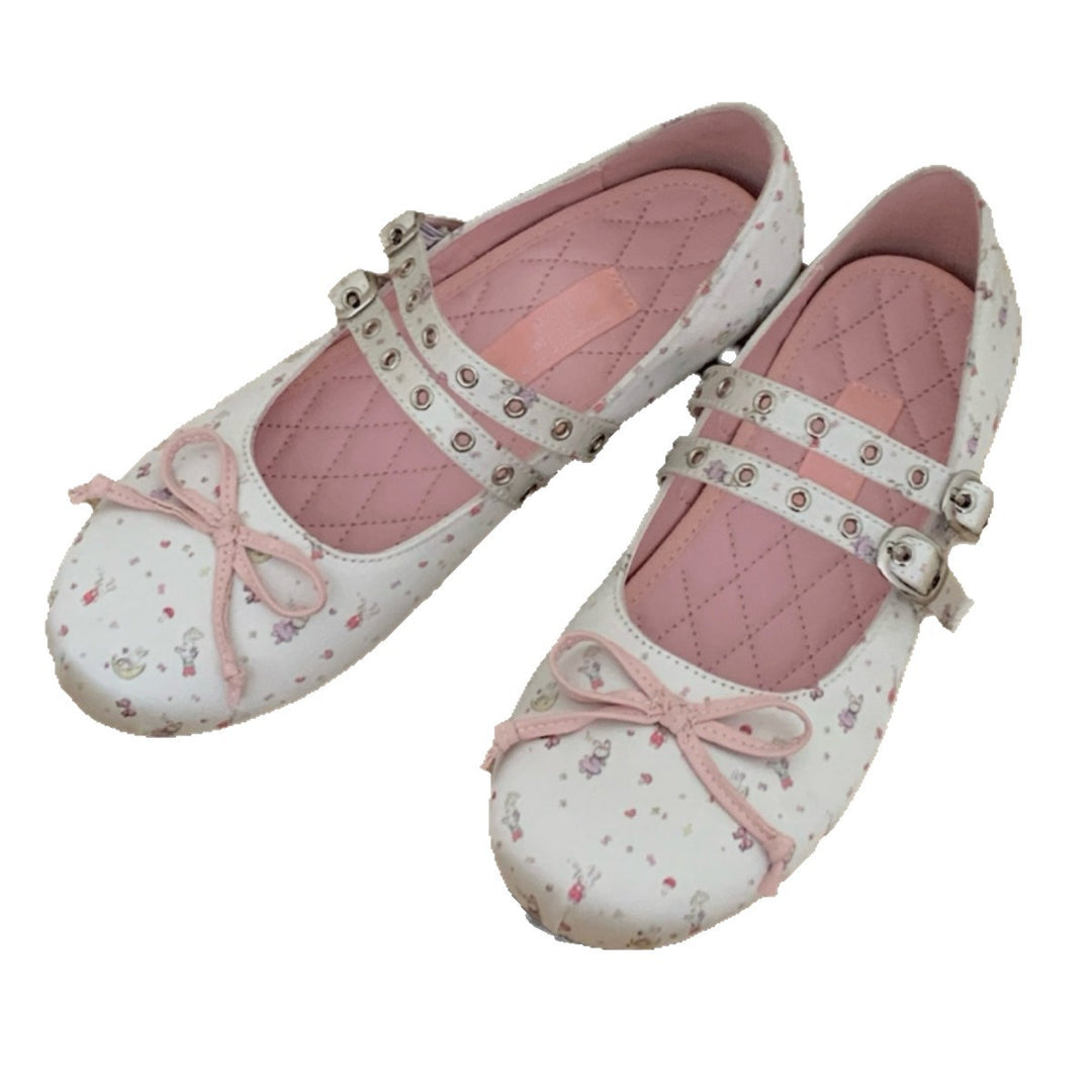 Damen verspielt verzierte Ballerinas EB
