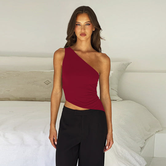 Damen asymmetrisches Top EB