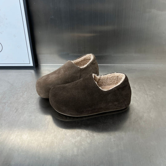 Damen Kuschelige Hausschuhe mit weichem Fleecefutter und rutschfester Sohle EB