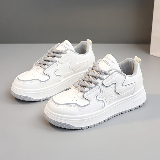 Damen modische Sneakers mit ergonomischer Dämpfung und trendigem Design EB