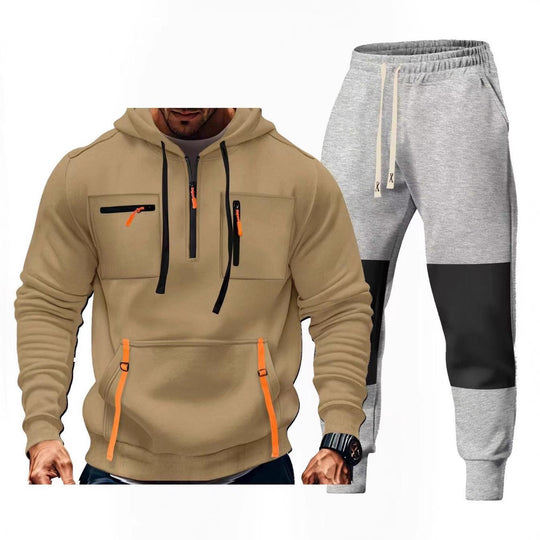 Herren Sportbekleidungsset mit funktionalen Taschen EB