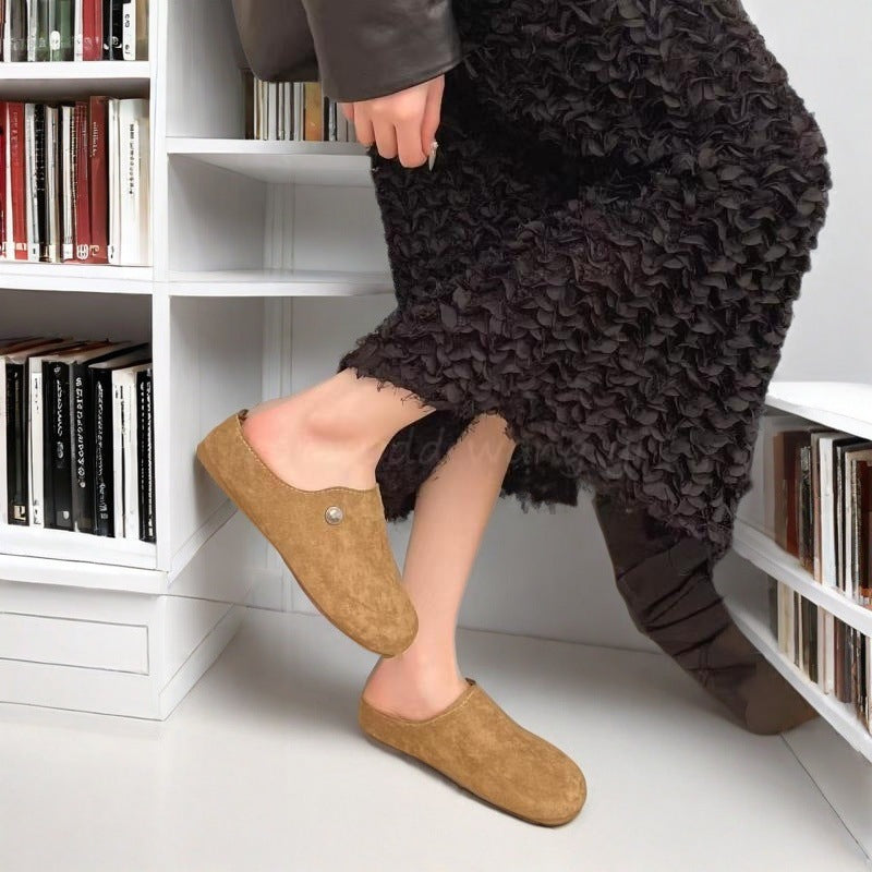 Damen Gemütliche Slipper mit elastischem Einstieg EB
