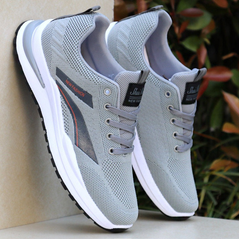 Damen Atmungsaktive Laufsneaker mit flexiblem Mesh-Obermaterial und dämpfender Sohle EB