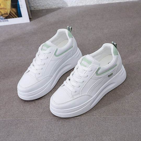 Damen komfortable Sneakers mit dämpfender Laufsohle und modischem Design EB