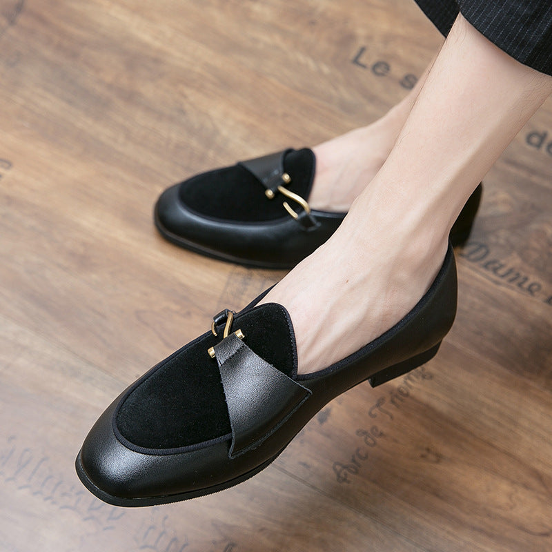 Herren Elegante Mokassins mit modischem Schnallen-Design EB