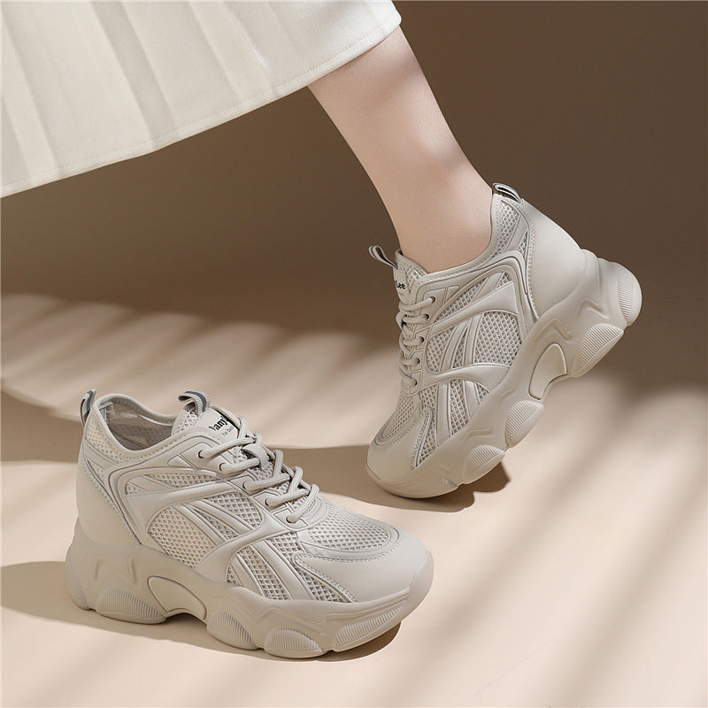 Damen Komfortable und modische Sneakers mit dämpfender Sohle EB
