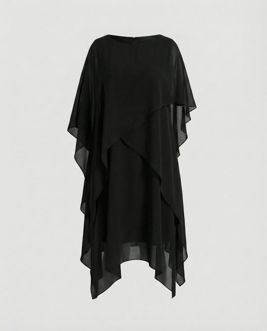 Damen Abendkleid Lagenlook elegant