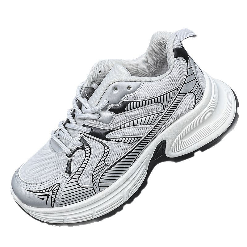 Damen Sportliche Sneakers mit atmungsaktiver Mesh-Oberfläche und stabilisierender Sohle EB